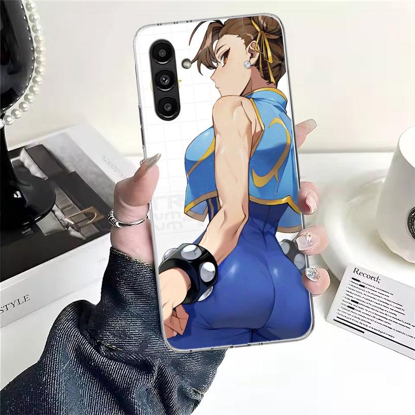 ChunLi S-Street F-FighterS Phone Case For Samsung Galaxy A13 A14 A15 A16 A17 A53 A54 A55 A56 A57 A33 A34 A35 A36 A37 A23 A24 A25