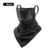 Cycling Sun Protection Face Mask Breathable Ice Silk Hanging Ear Triangular Neck Gaiter for Men Cycling Fishing