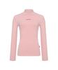 KANDINI Pink Soft Half-Neck T-Shirt