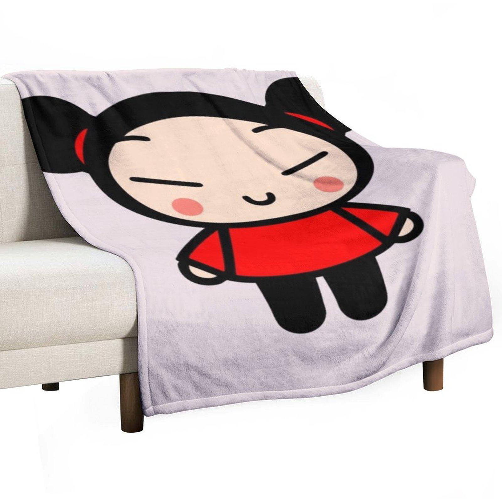 Love Pukka Throw Blanket Plush Furry Sofa Throw Hair Blankets 30x40in