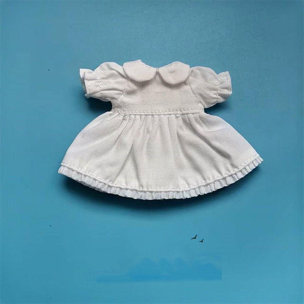 Fashion Dolls Outfits Dresses Puff Sleeve Doll Clothes Skirt  1/11 OB11 Dolls/1/12 BJD