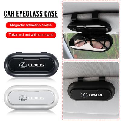Car Glasses Case Clip Sunglasses Storage Box Portable Auto Interior Accessories For ES300 RX330 RX300 GS300 IS250 IS200 CT200h NX RX
