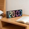 Digital Alarm Clock with LED Display Date Temperature Dimmable Snooze for Deep Sleepers Kids Elderly Home Office