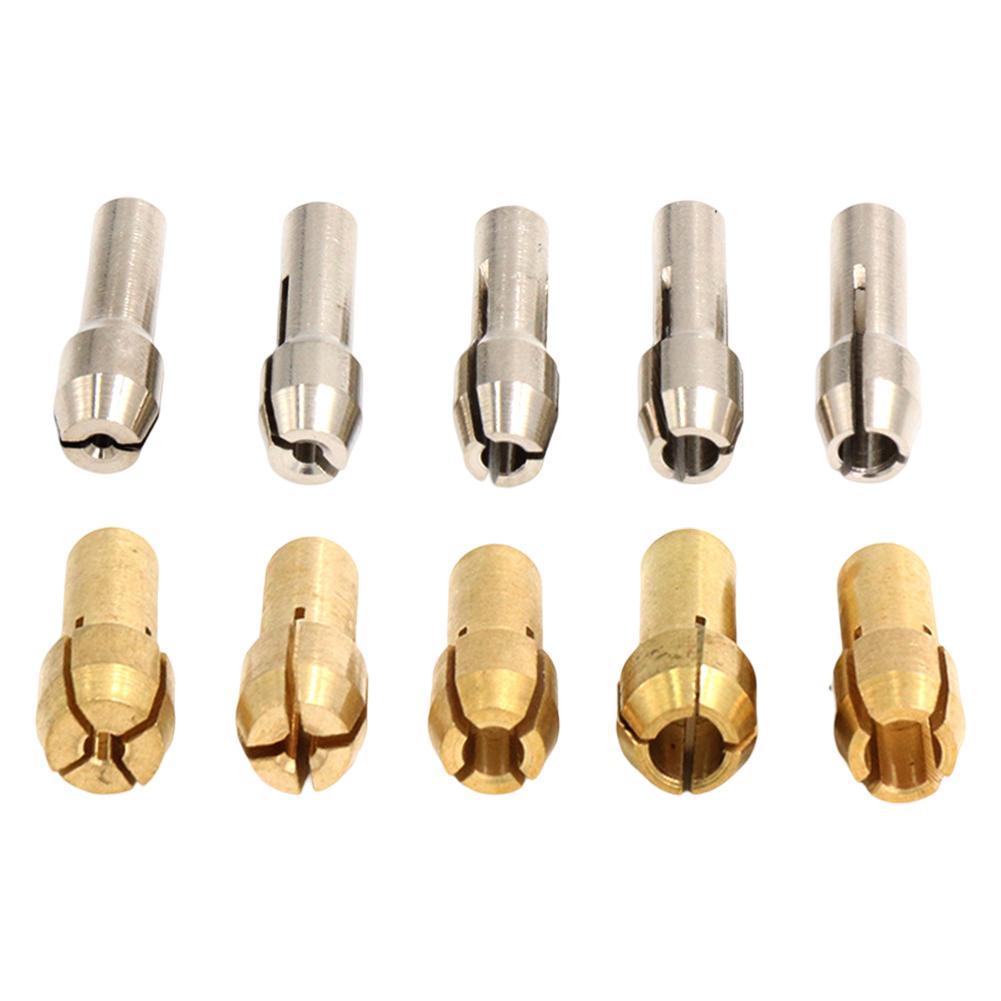Drill Chuck Set Chuck Adapter 18.12*4.2mm Size Clamping Range 1.0mm-3.2mm Copper & Stainless Steel For DIY Projects DIY Projects