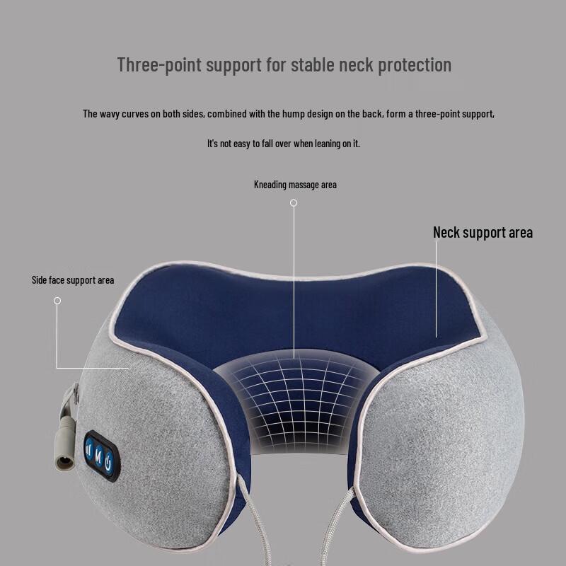 Jiaao Electric Kneading Neck Massage U-Pillow