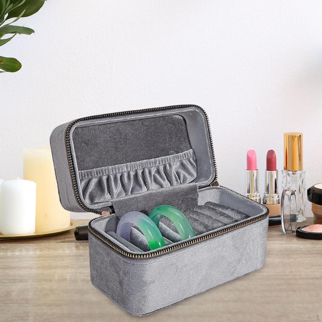 Bangle Holder Storage Box Jewelry Organizer for Watches Display Case at Home Dresser