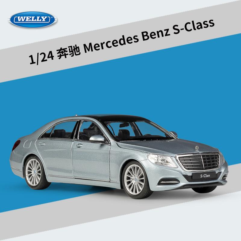 

Welly 1:24 S-class Mercedes Benz S-class S class Simulation Alloy Model Of The Car Finished Gift Toys Collection Accessories