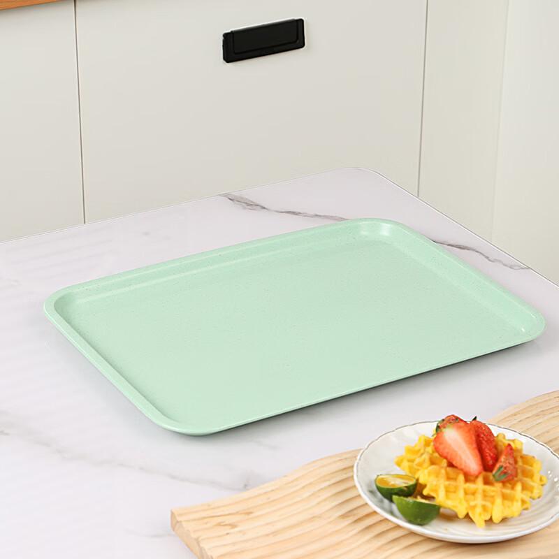 

ZISIZ Rectangular Wheat Straw Divided Plate Set