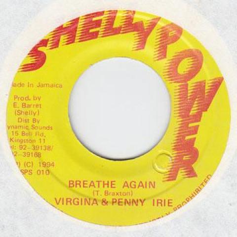 

7inch Record VIRGINIA, PENNY IRIE - Breathe Again Shelly Power 1994 Jamaica Reggae, Ska & Dub