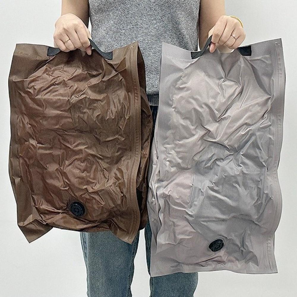 Large Capacity Vacuum Storage Bags Waterproof Hand Roll-Up Compression Bags Moisture-proof Dustproof Travel Packing Bags