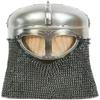 Steel Medieval Roa Bascinet Helmet 18 Gauge Knight Viking Helmet
