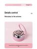 Compact Double-Layer Glass Cup - Stylish Portable Design for Women - Personalized Pocket-Sized Gift Option