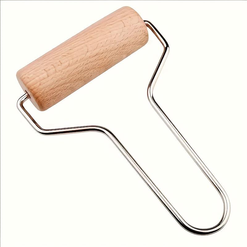 1Pcs Smooth Wooden Clay Roller, Natural Wood Pottery Tool, Durable Polymer Clay Shaping Supplies for Sculpting, Trimming & Ceram