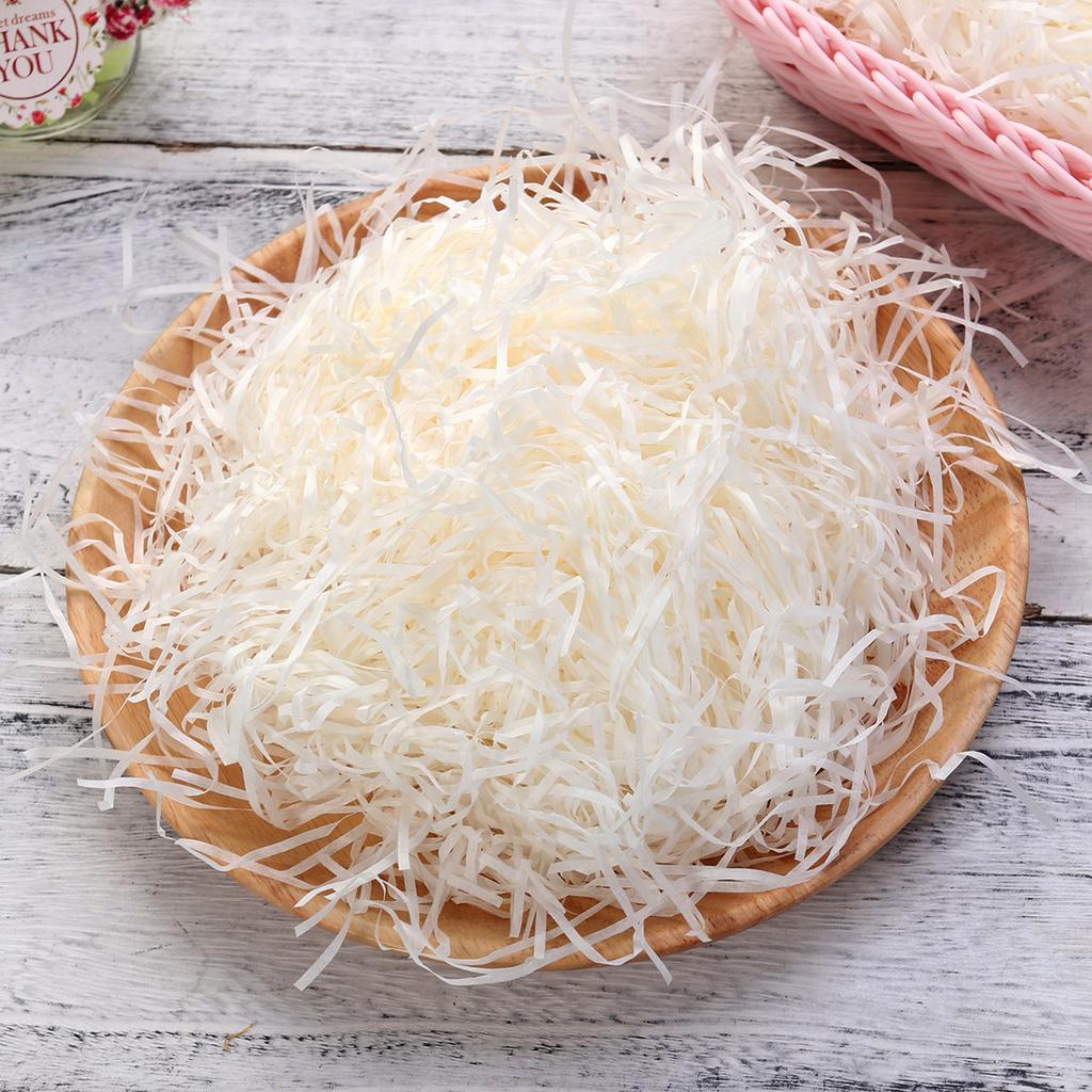 20G Non Toxic Tasteless Lafite Grass Silk Shred Filler for Candy Chocolate Gift Boxes Birthday Anniversary Wedding Valentines