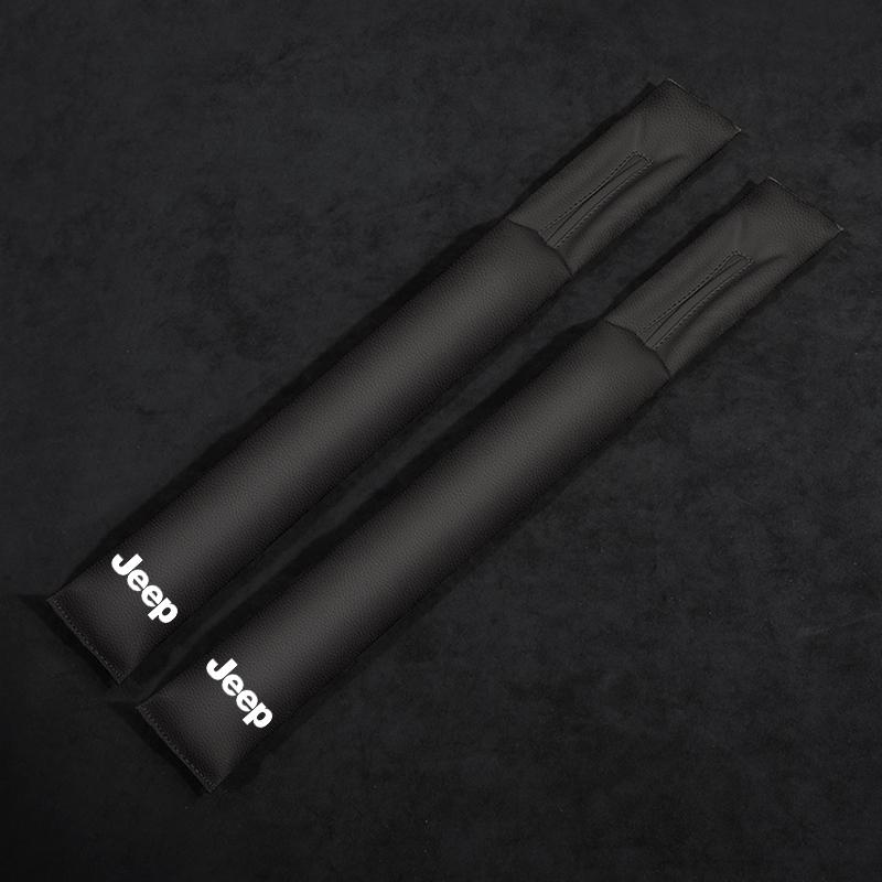 Car Seat Gap Filler Side Seam Plug Strip Leak-proof Filling Strip For Jeep Renegade Tyre Stem Air Caps Wrangler JK JL Grand Cherokee Compass Patriot