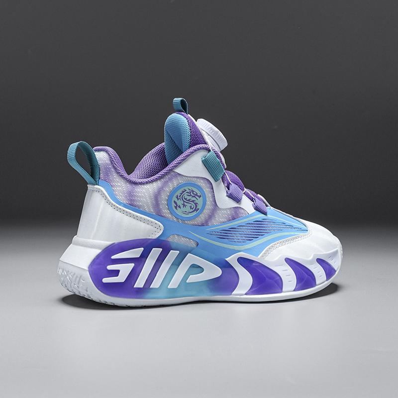 28-40 Kinder Übergröße Bequeme Atmungsaktive Modische Sport- und Freizeitschuhe High Top Basketballschuhe