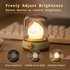 USB Rechargeable Retro Silicone LED Night Light Modern Timer Warm White Color Changeable Baby Sensor Bedroom Lamp Kerosene Room