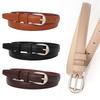 Trendy Simple Retro Silver Buckle Women Slim Waist Belt Casual And Versatile