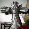 Mittelalterliches Nazgul Ätzhandschuhe Set Paar Gotische Stulpenhandschuhe Halloween Kostüm Rollenspiel Cosplay Kostüm Stulpen