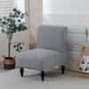 Washable Armless Chair Cover Single Seat Chair Dust Cover Durable Chair Slipcover  For Dining Room