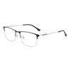 Ultra-Light Men's Metal Eyeglass Frame for Myopia - Large Face Slimming Design