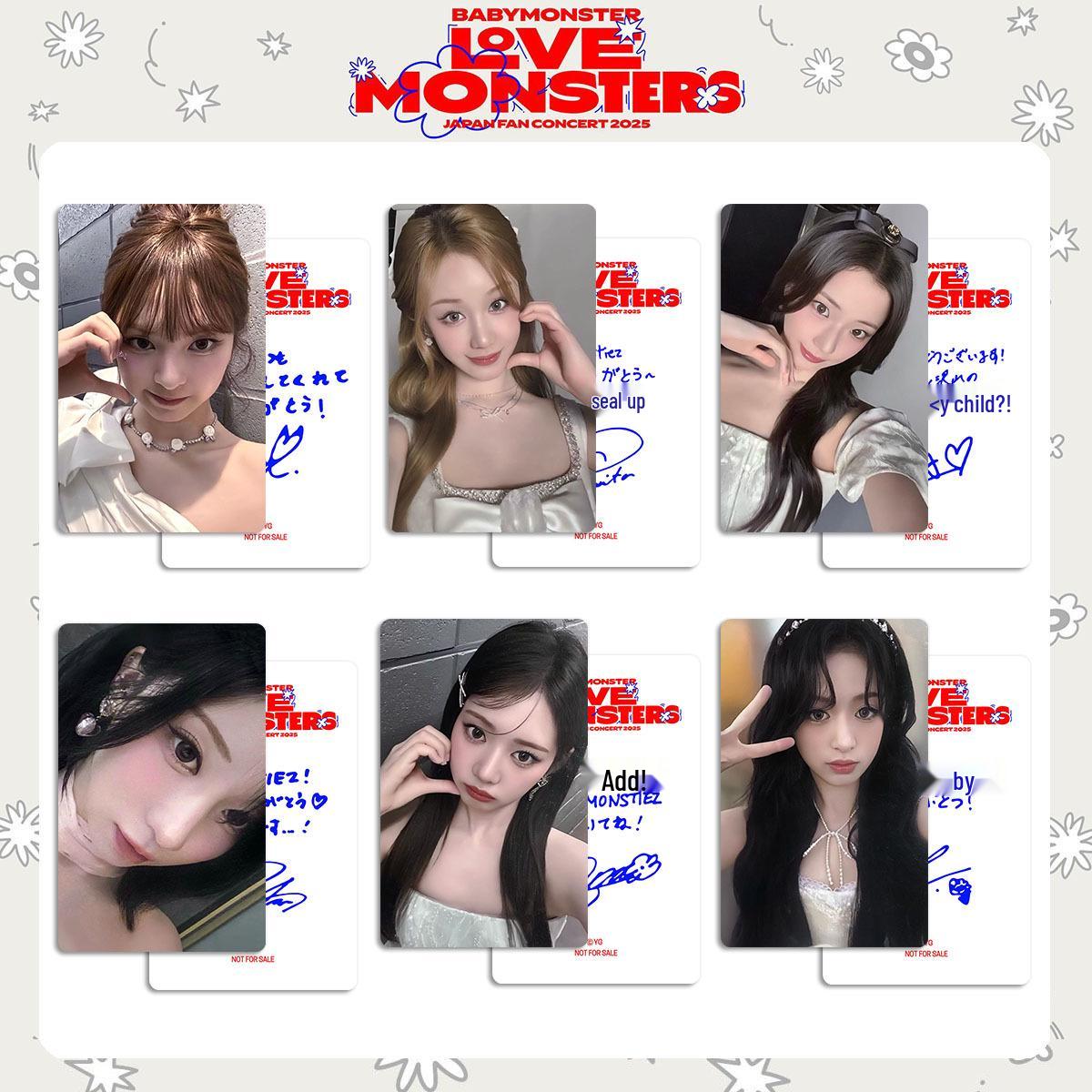 Treasure Monster Japan FC LOVE MONSTIEZ Photocard - Random Selection