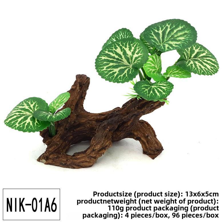 "Simulation Kunststoff Lotus & Wassergras Aquarium Dekoration"