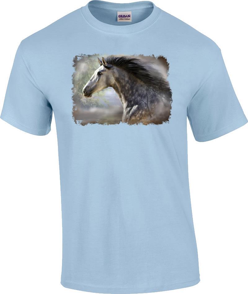 Spanish Beauty Dapple Grey Appaloosa Horse T-Shirt XXXL