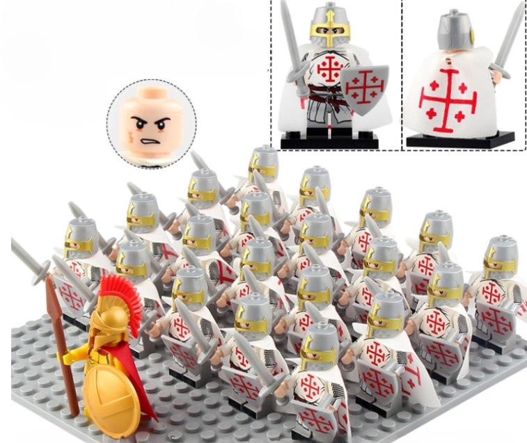 Spartan Warrior Toy Set: 21-Piece Roman Warrior Series for Kids