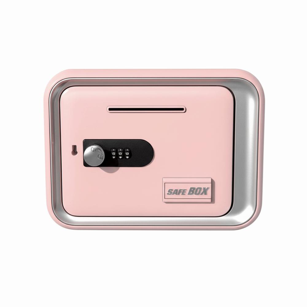 Password Lock Mini Safe Box Coin Bill Slot Cash Can Funny Mini ATM Children Savings
