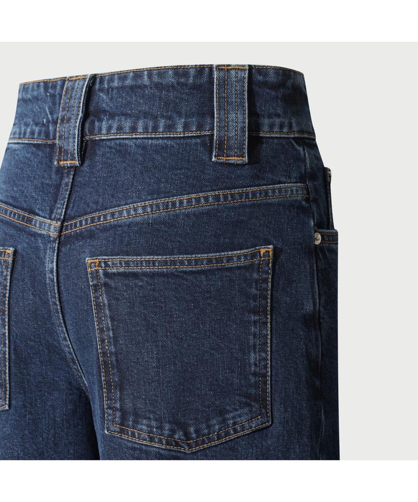 IROWOMEN Abriel Wide Denim Pants - Blue
