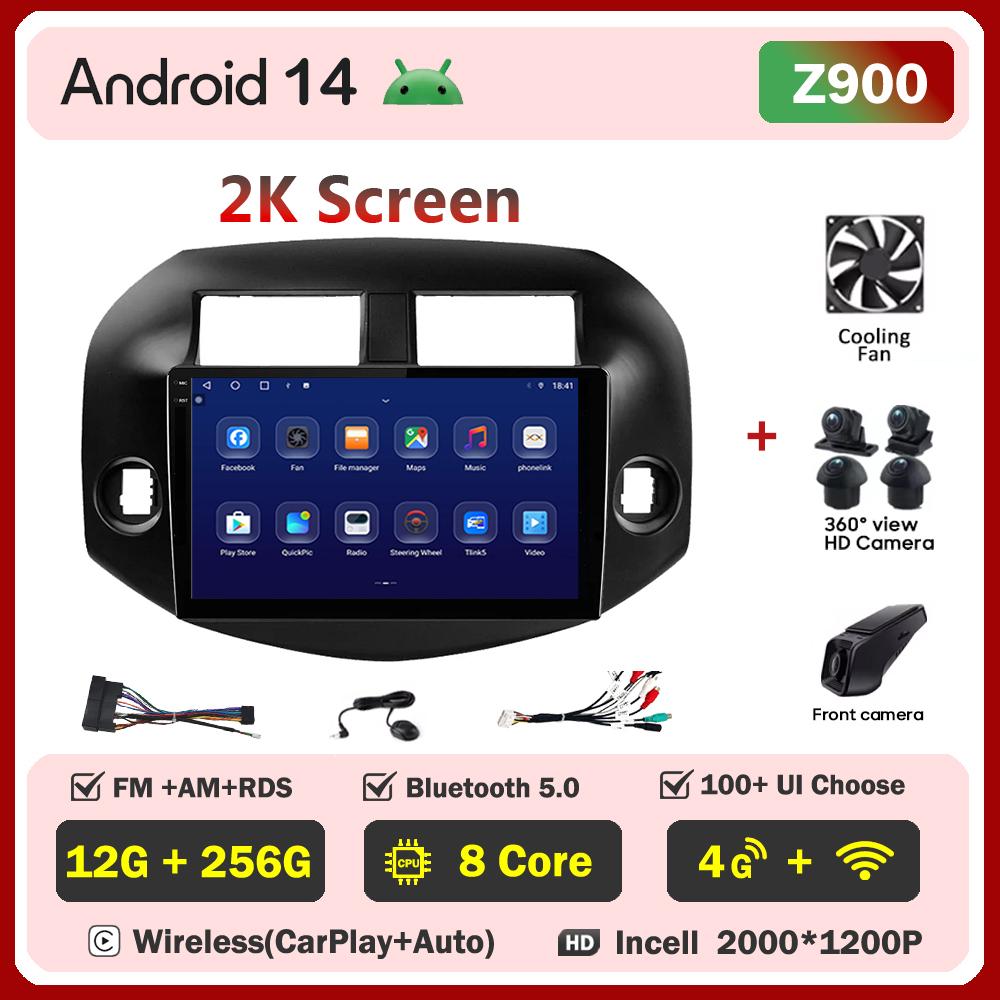 For Toyota RAV4 RAV 4 2005-2013 Car Radio Player Car Carplay Screen Autoradio Mirror Link Car Intelligent Systems Touch Screen