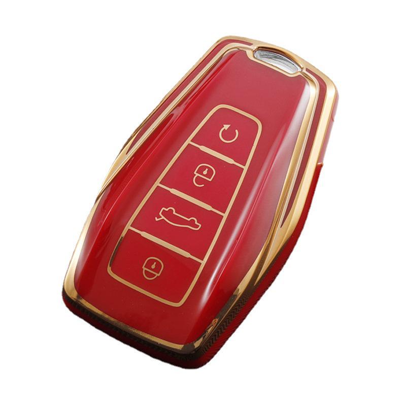 Geely Xingrui Nyckelfodral: Kompatibel med Xingyue L, Bin Yue, Icon, Binrui, Borui - Personligt helomslagsbilnyckelskal