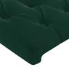 Bed Frame without Mattress Dark Green 200x200 cm Velvet