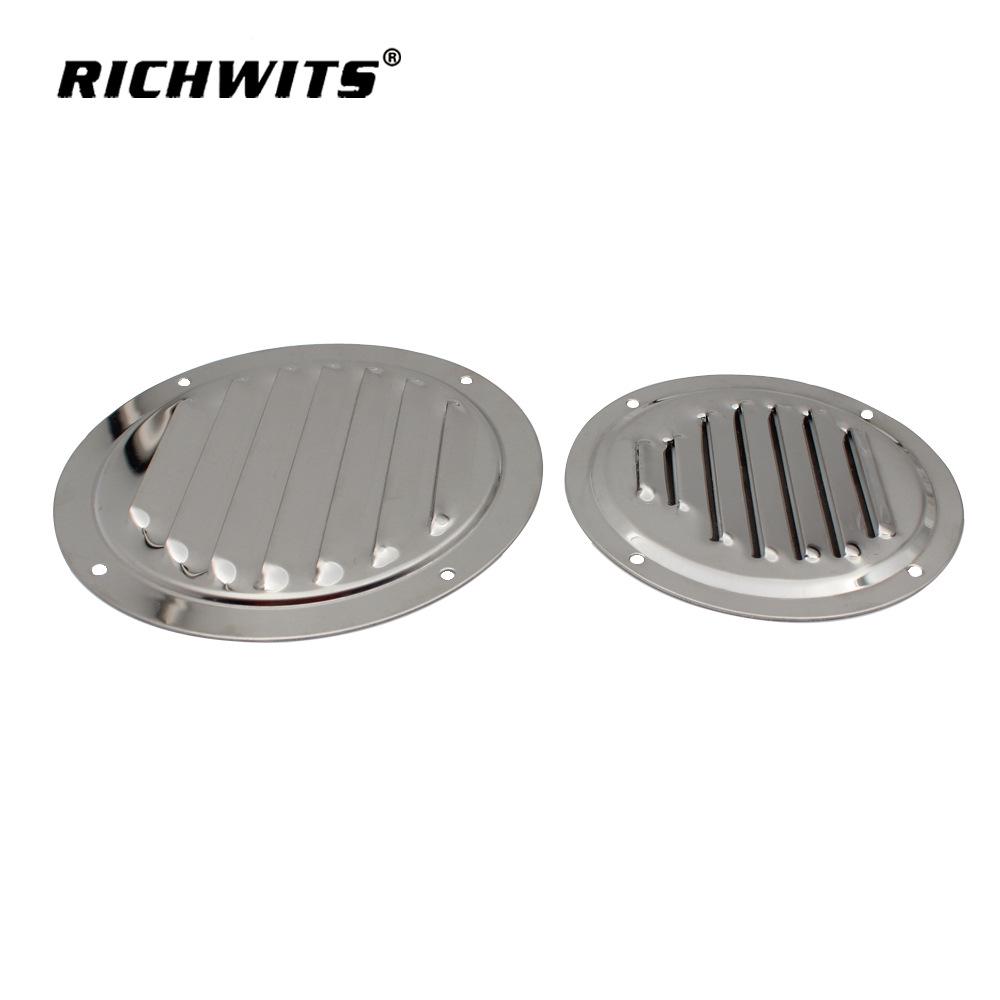 316 Stainless Steel Round Ventilation Plate for Yacht/RV Exhaust Air Outlet