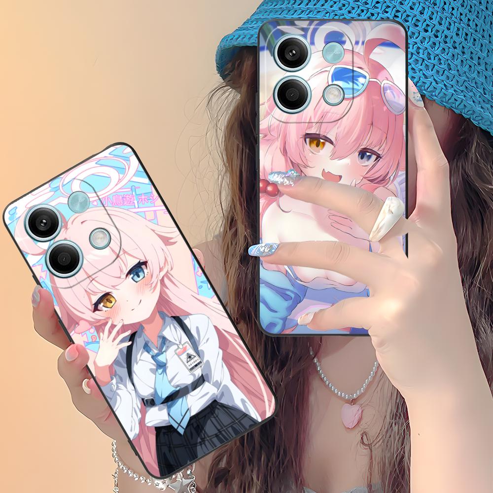 Blue Archive Takahashi Hoshino Phone Case for Xiaomi Redmi Note 14 13 12 11 A5 3 2 1 Pro Plus 4G 5G Colour Printing Cover Luxury