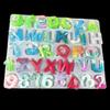 Semi-Stereoscopic Resin Keychain Molds DIY Alphabet Number Casting Mold Jewelry Craft Making Tools for Making Ornaments