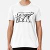 Two Hounds Pink Tongue Premium T-Shirt S To 5XL Made In the AU/USA T-Shirt