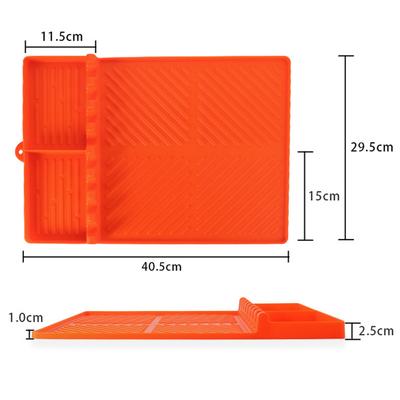 New 1Set Silicone Griddle Mat Grill Pad For Kitchen, Cooking, Countertop (Orange)