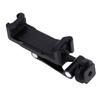 Camera Phone Support with Dual Cold Shoe Mount 360 Degree Adjustable Universal Metal Phone Clamp Tripod Mount Adapter