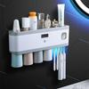Wall-Mounted Smart UV Toothbrush Sterilizer & Storage Rack (Punch-Free Installation)