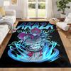 Akaza Demon Slayer Carpet Door Mat for Living Room or Bedroom Protective Mat Under Chair Office Decoration Christmas Gift Birthday Present