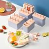 DIY Popsicle/Sorbet Mold Food Grade Household Popsicle Making Frozen Ice Box Abrasive Tools with Lid Homemade Ice Cream Artifact