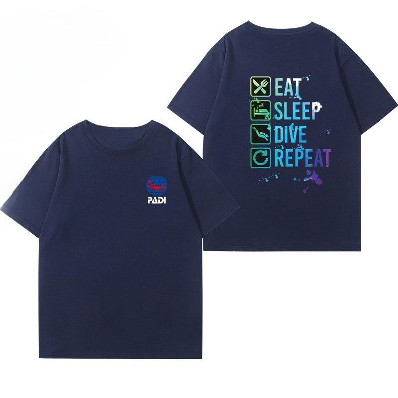 PADI Diving Instructors Cotton Tshirt From CMAS World Diving Association Unisexs Clothing Womens Clothing 2026 Summer T Shirt