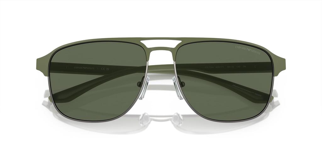 Sunglasses EA2144 MATTE GREEN 60 [Emporio Armani] GUNMETAL/SAGE