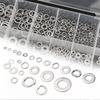 350pcs M3-M10 Stainless Steel Spring Washer Flat Washer Assortment With Box New