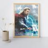 Malowanie Po Numerach Obrazy Do Malowania - Thor W Burzy Marvel  40X50 Cm