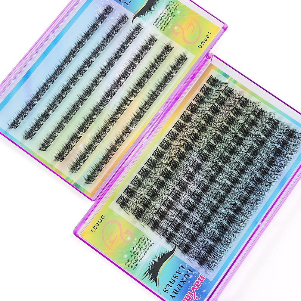 84 Clusters Thick Individual Eyelashes Bold Definition Cluster lashes Eyelash Extension