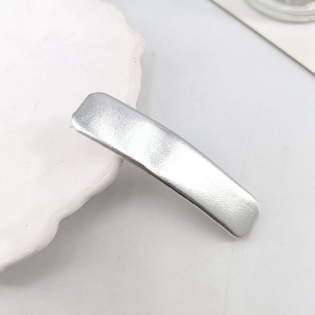 Y2k Hair Pins for Girl Silver Metal Duckbill BB Clips Women Hair Clips Side Bangs Female Ladies Barrettes Hair Accessories