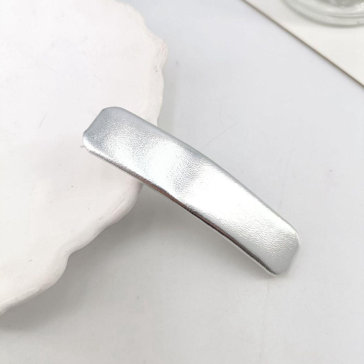 

Y2k Hair Pins for Girl Silver Metal Duckbill BB Clips Women Hair Clips Side Bangs Female Ladies Barrettes Hair Accessories